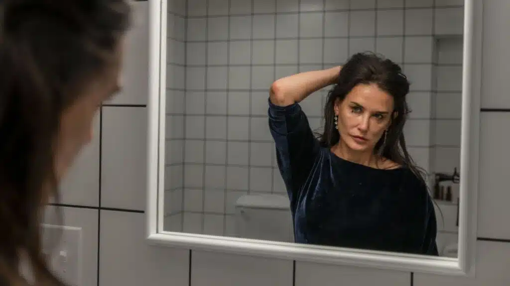 Aclamado terror com Demi Moore estreia e já está no TOP 10 do HBO Max A Substância