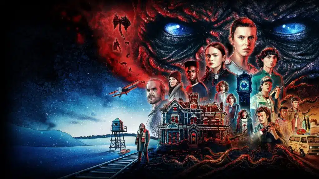 Netflix - capa de Stranger Things quinta temporada que chega essa semana