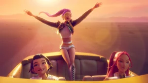 Imagem destacada - Performance de HUNTR/X no Desfile de Ação de Graças reacende desejo por live-action de KPop Demon Hunters