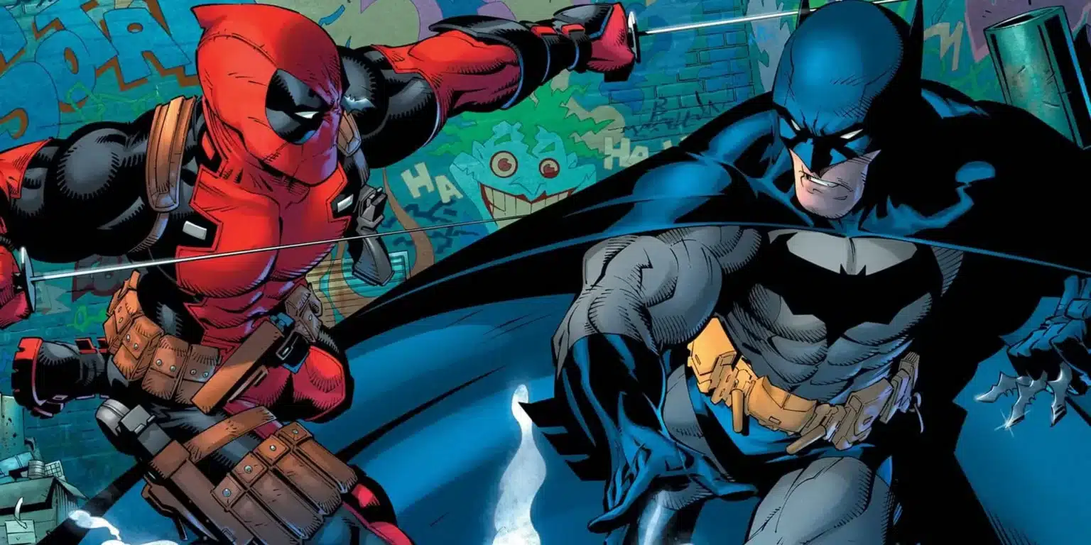Crossover oficial entre Batman e Deadpool chega ao Brasil com capas exclusivas na CCXP 25