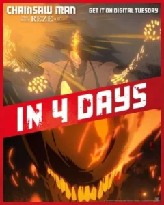 Imagem destacada - Filme de Chainsaw Man: Arco da Reze chega às lojas digitais em 9 de dezembro