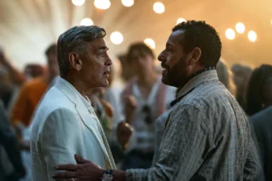 Imagem destacada - George Clooney e Adam Sandler dividem cena em “Jay Kelly”, destaque em Veneza que chega à Netflix em 2025