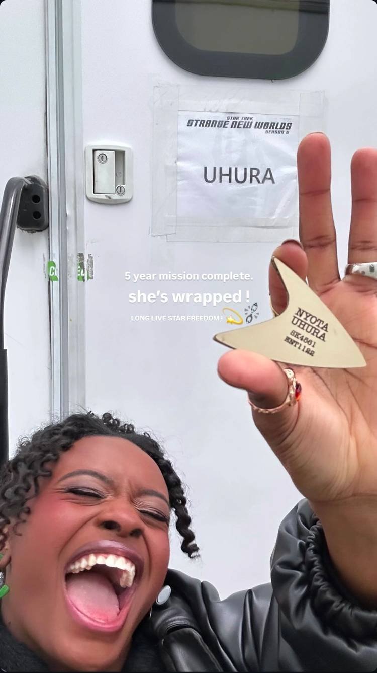 Celia Rose Gooding encerra gravações e se despede de Star Trek: Strange New Worlds - Imagem do artigo original