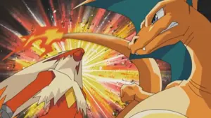 Imagem destacada - Quando o palco pega fogo: a performance dos Pokémon iniciais de Fogo no anime