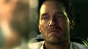 Imagem destacada - Chris Pratt enfrenta IA implacável e revive química com colega de Parks and Recreation em Mercy