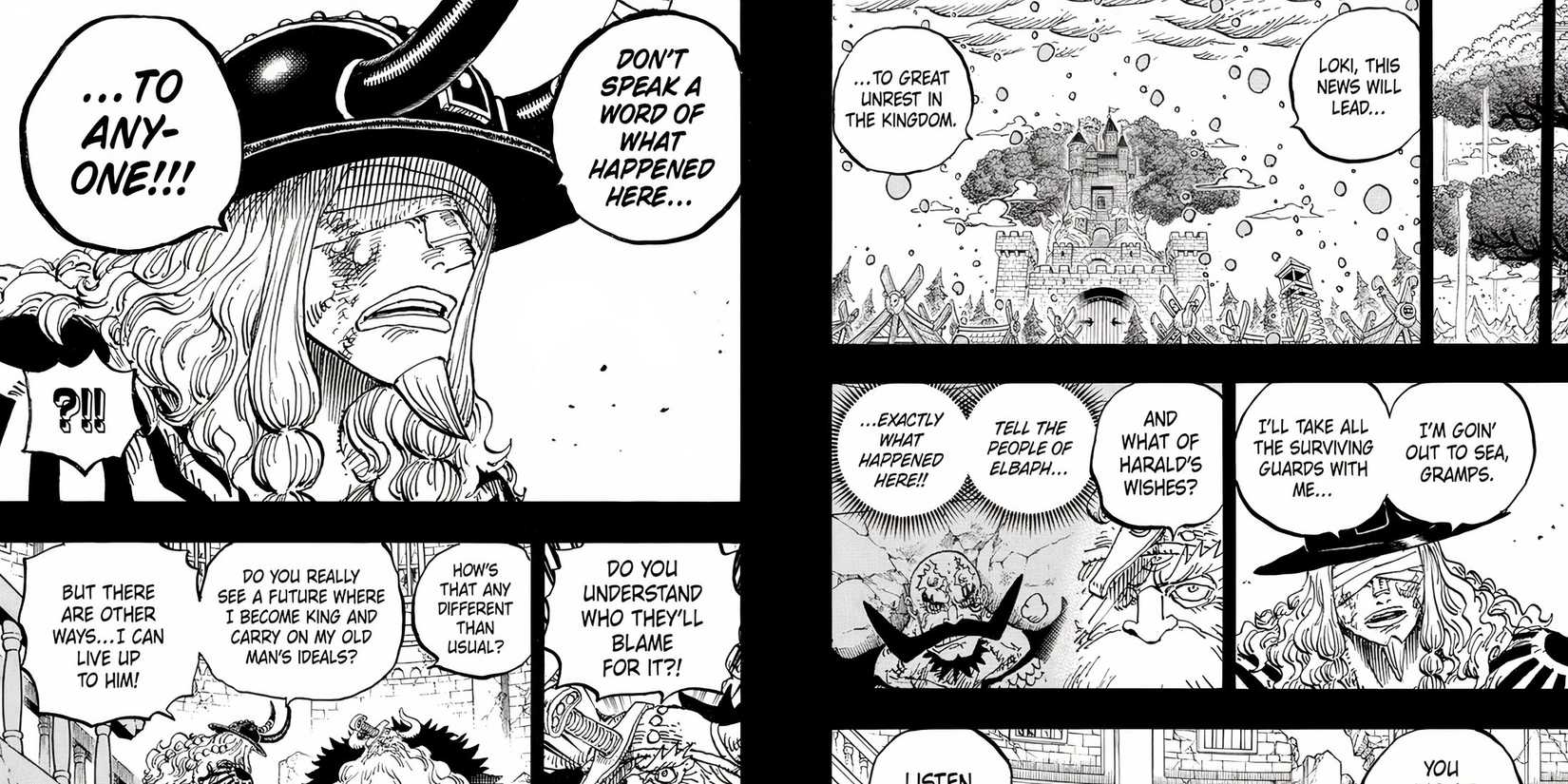 One Piece 1172 coloca Luffy e Loki frente a frente com Imu em batalha decisiva - Imagem do artigo original