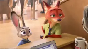 Imagem destacada - Zootopia 2 ganha clipe inédito que mostra Jason Bateman modelando a voz de Nick Wilde