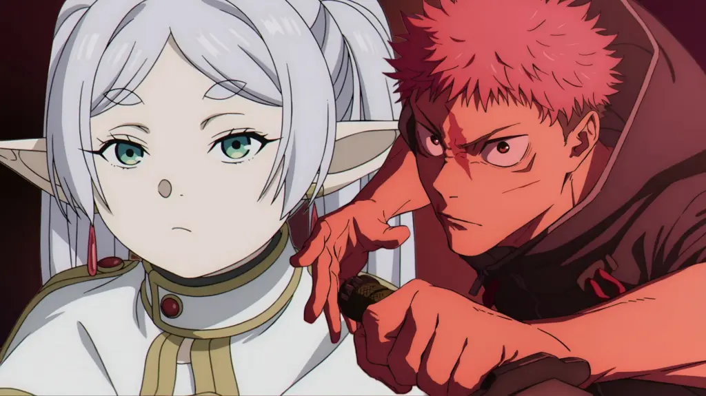 Jujutsu Kaisen assume liderança no Netflix Japão e supera Frieren na preferência do público