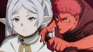 Imagem destacada - Jujutsu Kaisen assume liderança no Netflix Japão e supera Frieren na preferência do público