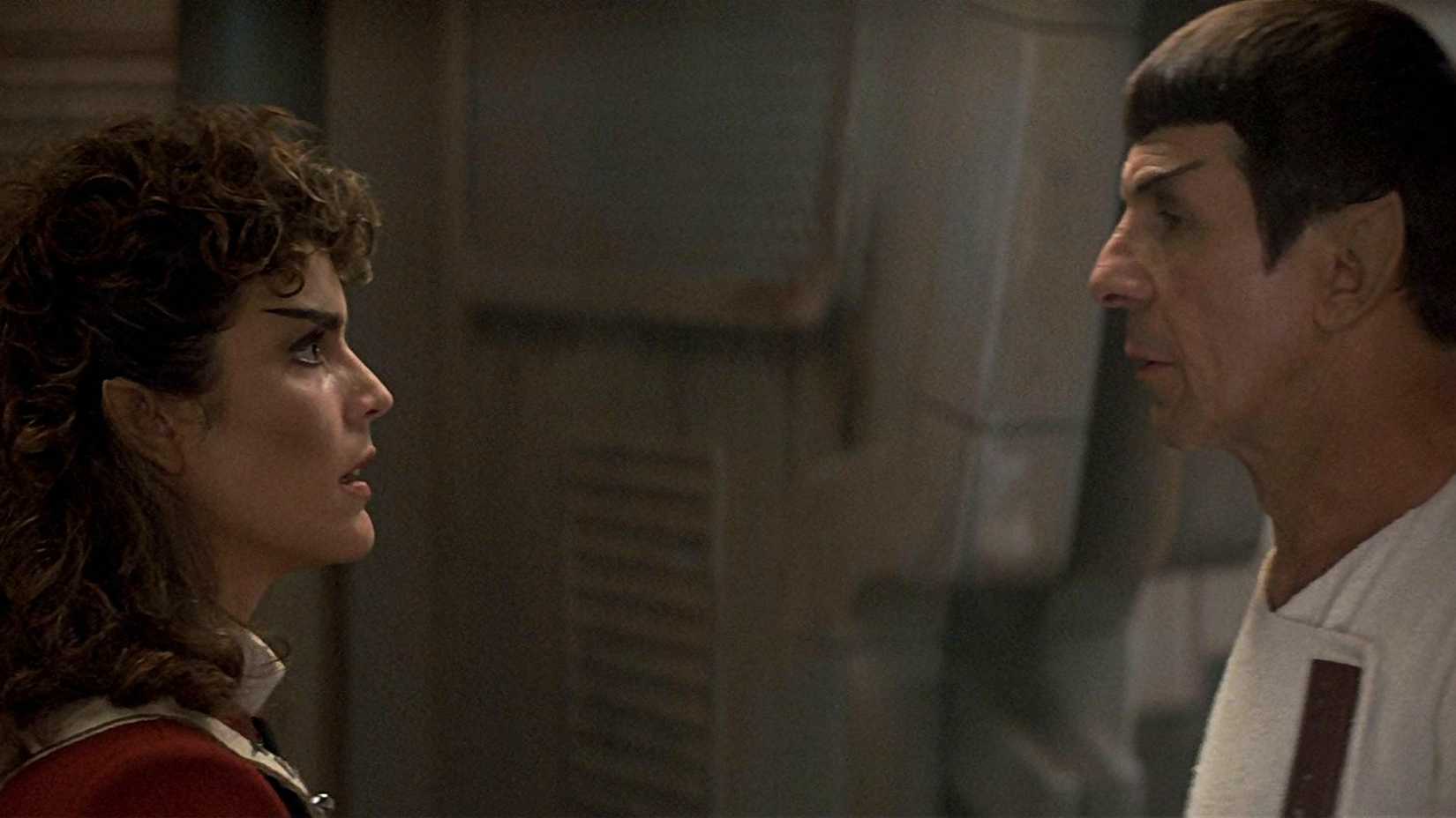 Cena perdida de Star Trek IV sobre o bebê de Spock ganha vida em performance de Robin Curtis - Imagem do artigo original