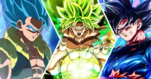 Imagem destacada - Lista | Dragon Ball – as 5 transformações que já superaram o Lendário Super Saiyajin de Broly