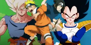 Imagem destacada - Lista | 14 personagens de Dragon Ball que derrotariam Naruto sem suar