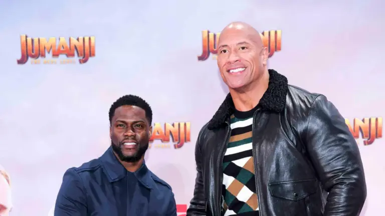 Elenco: Kevin Hart e The Rock roubam a cena nos bastidores de Jumanji 4 com provocações hilárias