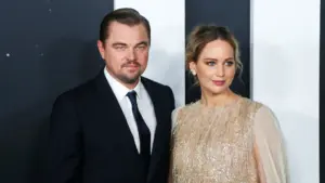 Imagem destacada - ELENCO | Leonardo DiCaprio e Jennifer Lawrence surgem em imagem inédita de What Happens at Night