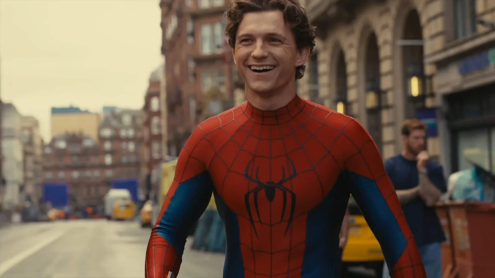 Homem-Aranha em cena cinematográfica representando os lançamentos da Sony no CinemaCon