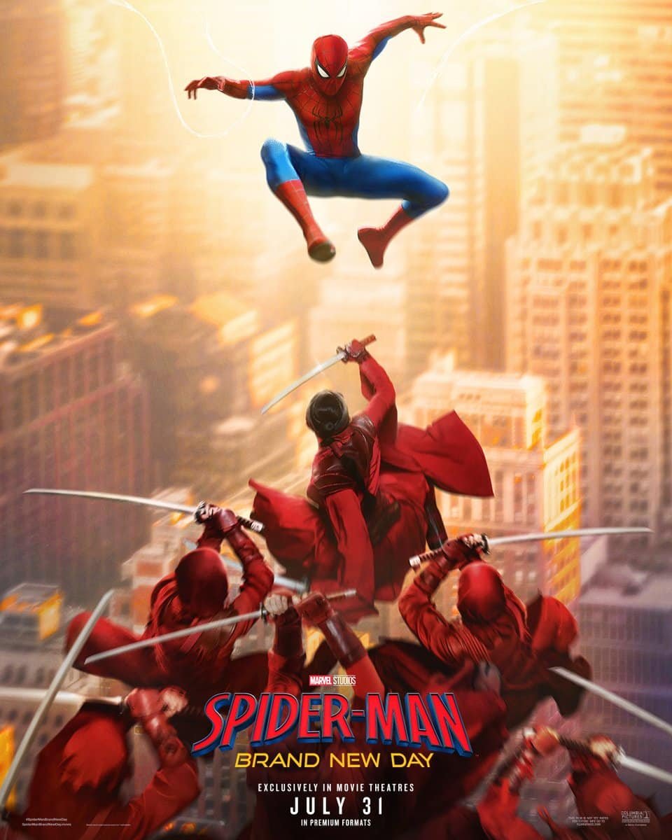 Banner oficial de Homem-Aranha Um Novo Dia com Peter Parker em destaque