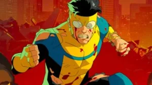 Mark Grayson Invencível no episódio 6 da temporada 4 em cena da série animada