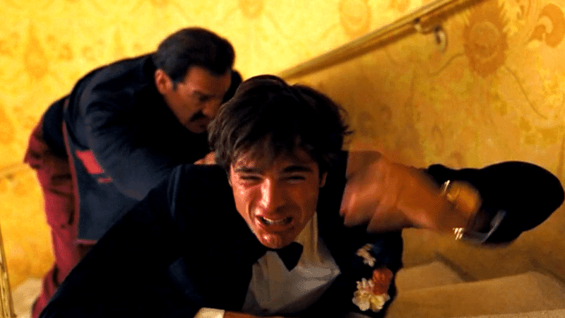 Nate espancado no episódio 3 de Euphoria