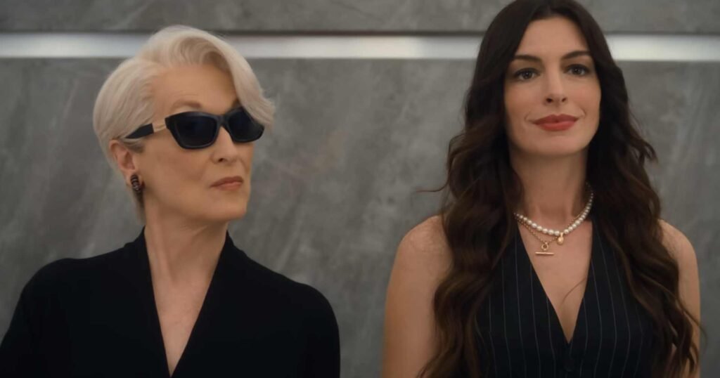 Trailer revela confronto explosivo entre Andy e Miranda em O Diabo Veste Prada 2 O Diabo Veste Prada 2 trailer Andy e Miranda confronto 2026