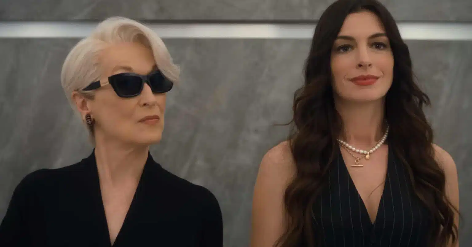 Trailer revela confronto explosivo entre Andy e Miranda em O Diabo Veste Prada 2 O Diabo Veste Prada 2 trailer Andy e Miranda confronto 2026