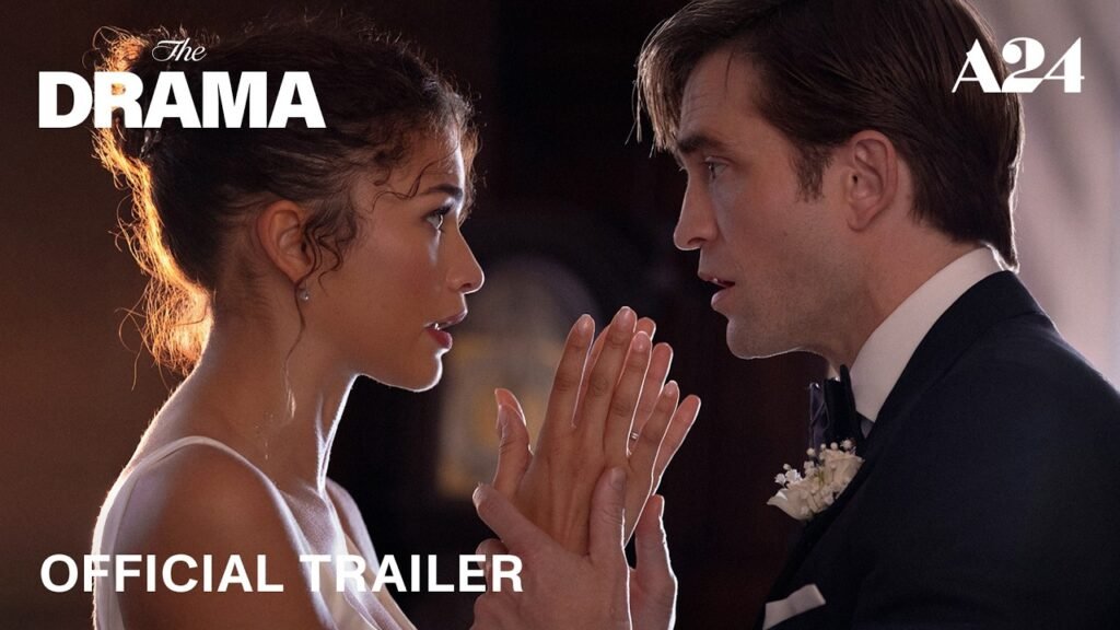 Robert Pattinson e Zendaya no filme O Drama cena principal