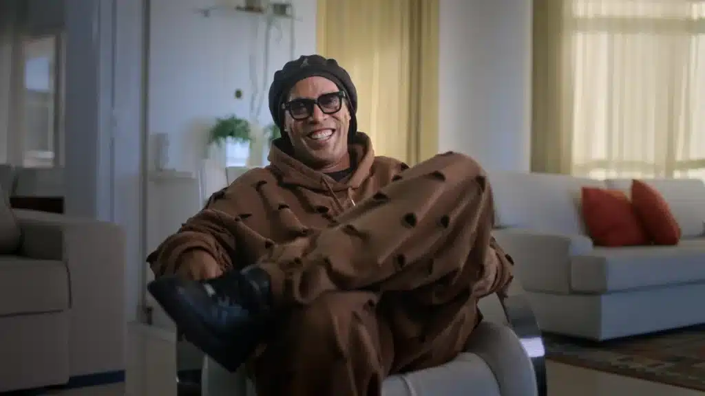 Ronaldinho Gaúcho na minissérie da Netflix crítica