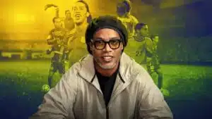 Ronaldinho Gaúcho em cena do documentário da Netflix sobre sua carreira