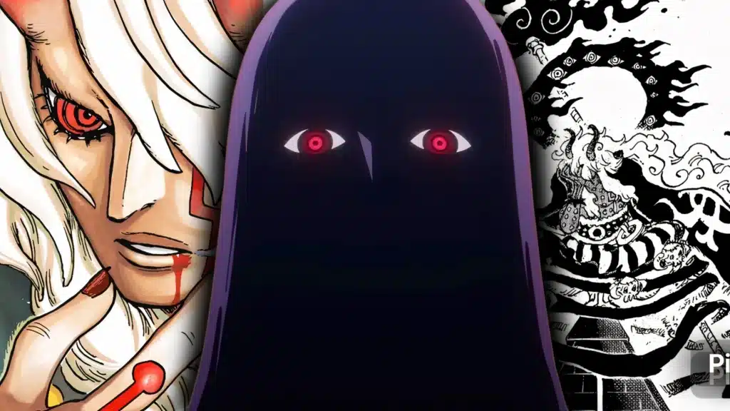 Rosto de Imu revelado em One Piece capítulo 1179 no arco de Elbaf