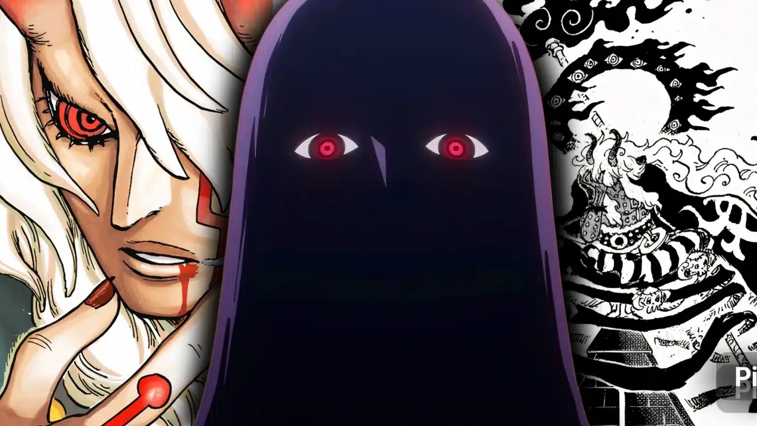 Rosto de Imu revelado em One Piece capítulo 1179 no arco de Elbaf