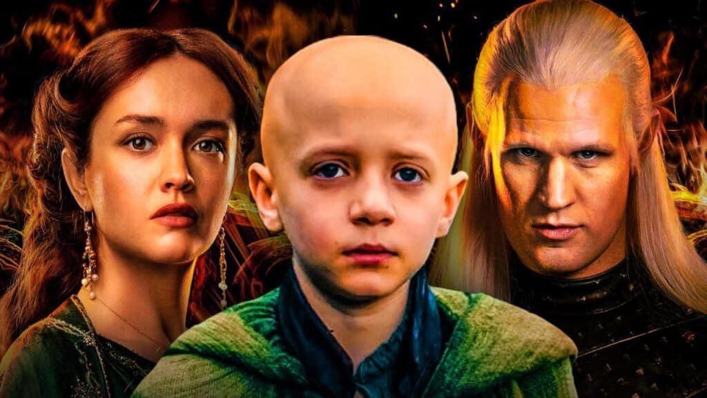 Personagens de A Casa do Dragão com ligação ao personagem Egg de O Cavaleiro dos Sete Reinos