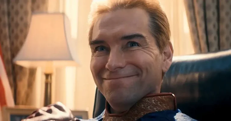 Criador de The Boys confirma que imagem de Homelander como deus não foi inspirada em post de Donald Trump Homelander como figura divina na série The Boys