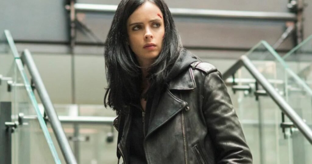 Jessica Jones em Demolidor Renascido com poderes instáveis na série da Marvel