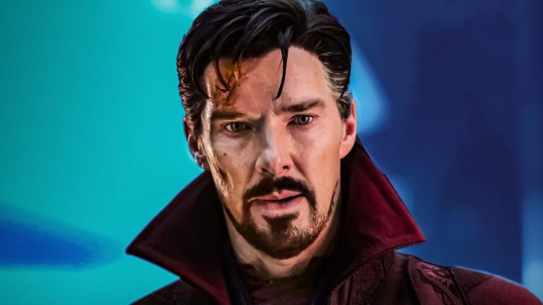 Doutor Estranho no multiverso em cena da Marvel mostrando crise na Saga do Multiverso