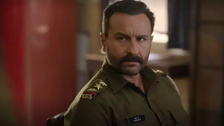 Protagonista de farda com olhar sério em cena de Além do Dever na Netflix