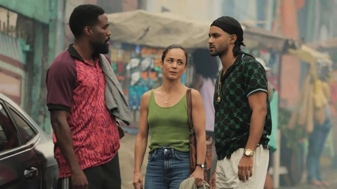 Alice Braga como Valéria Melo na série Homem em Chamas da Netflix