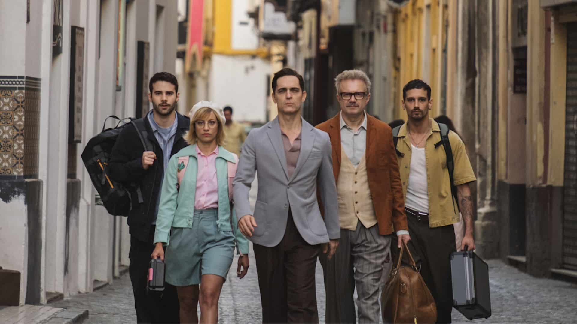 Elenco principal de Berlim e a Dama com Arminho na série da Netflix