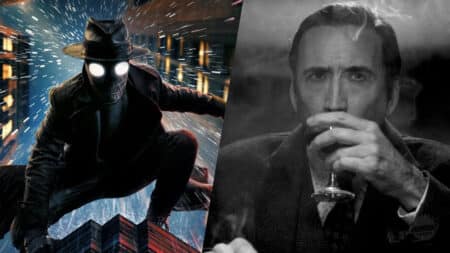 Spider-Noir estreou no Prime Video, e é o Homem-Aranha mais diferente de 2026 Nicolas Cage como Ben Reilly e o Spider-Noir em cena da série do Prime Video