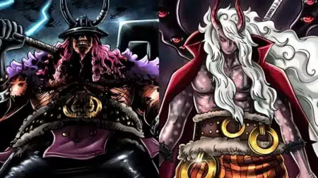 Loki enfrenta Imu na batalha de Elbaph no capítulo 1182 do mangá One Piece