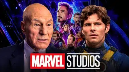 James Marsden e Patrick Stewart em cena de Vingadores: Doutor Destino, novo recorde histórico da Marvel