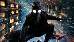 Nicolas Cage como Spider-Noir em duas versões do personagem para série animada no Prime Video