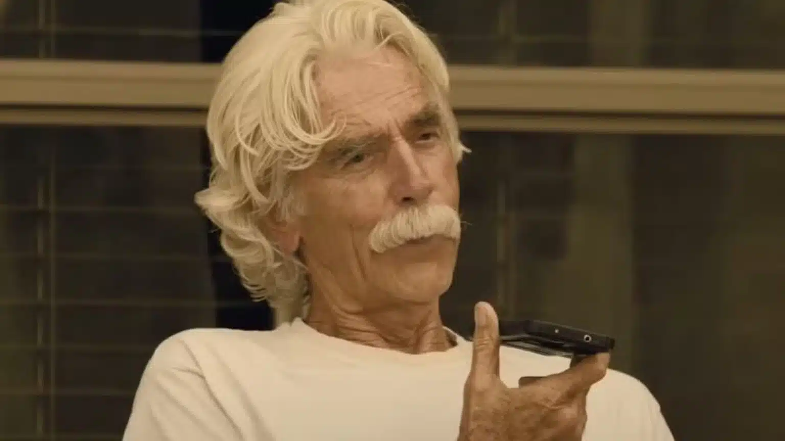 Sam Elliott como T.L. Norris em cena deletada de Landman que revela lado emocional do personagem