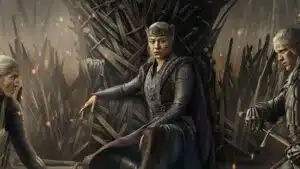 Cena de guerra Targaryen de A Casa do Dragão temporada 3, série spin-off de Game of Thrones