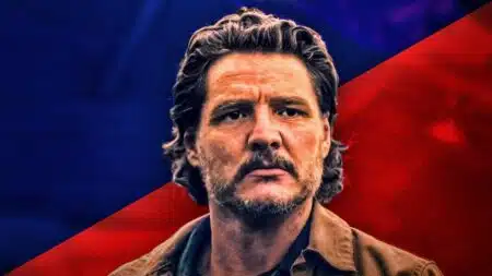 Cena da série The Last of Us da HBO mostrando personagens em cenário pós-apocalíptico
