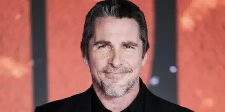 Christian Bale na premiere de The Bride, filme que ultrapassou A Noiva no streaming