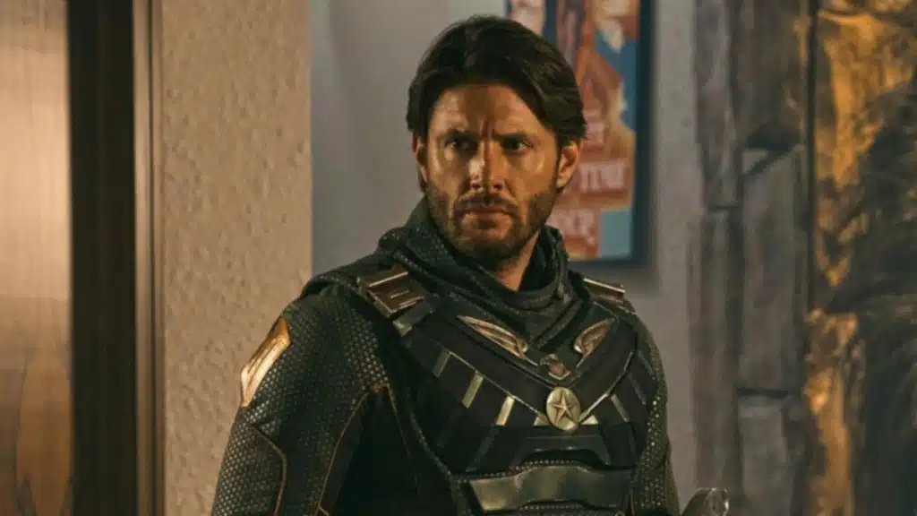 The Boys: Vought Rising muda tudo sobre Soldier Boy e deixa The Boys no passado Jensen Ackles como Soldier Boy em cena de The Boys Vought Rising