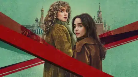 Emilia Clarke em cena da série Ponies, nova produção de espionagem