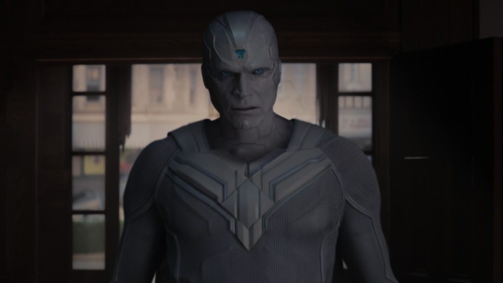Vision, personagem da Marvel em Vingadores: Doutor Destino com poderes cósmicos
