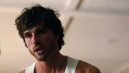 Jacob Elordi como Nate em Euphoria, personagem que sofre morte brutal na 3ª temporada