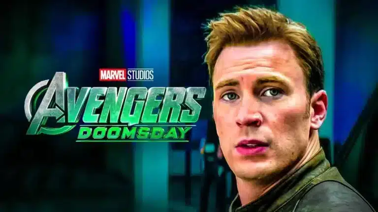 Chris Evans como Steve Rogers em Vingadores: Doutor Destino (2026) — salto temporal de 11 anos no MCU