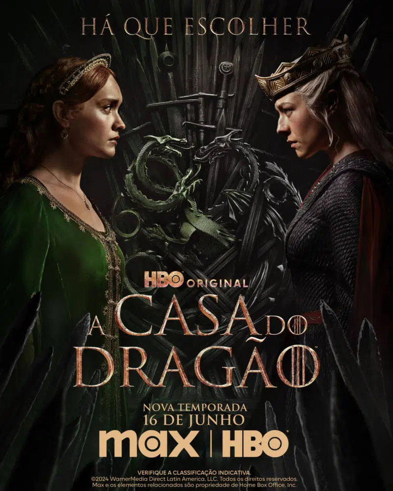 Cena de drama e conflito em cenário medieval com elementos visuais intensos